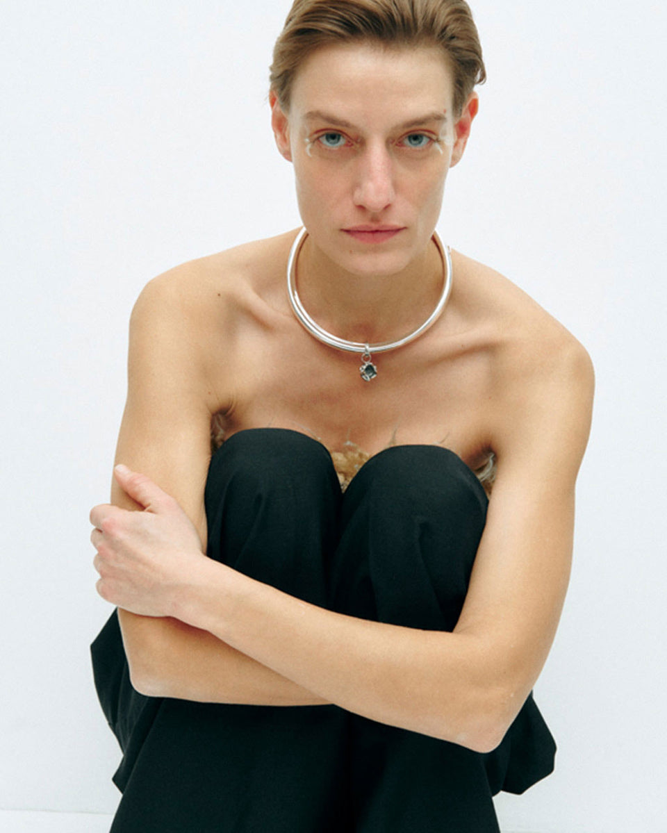 Really Really Genreless - Silver Plated Pendant Neck Collar