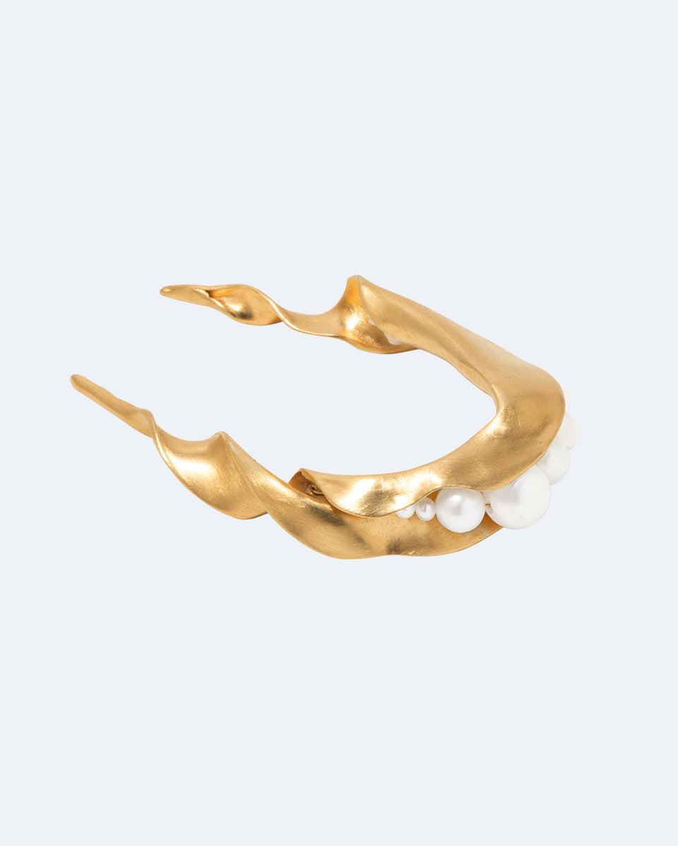 Drippty Drip -  Pearl and Gold Plated Hair Pin