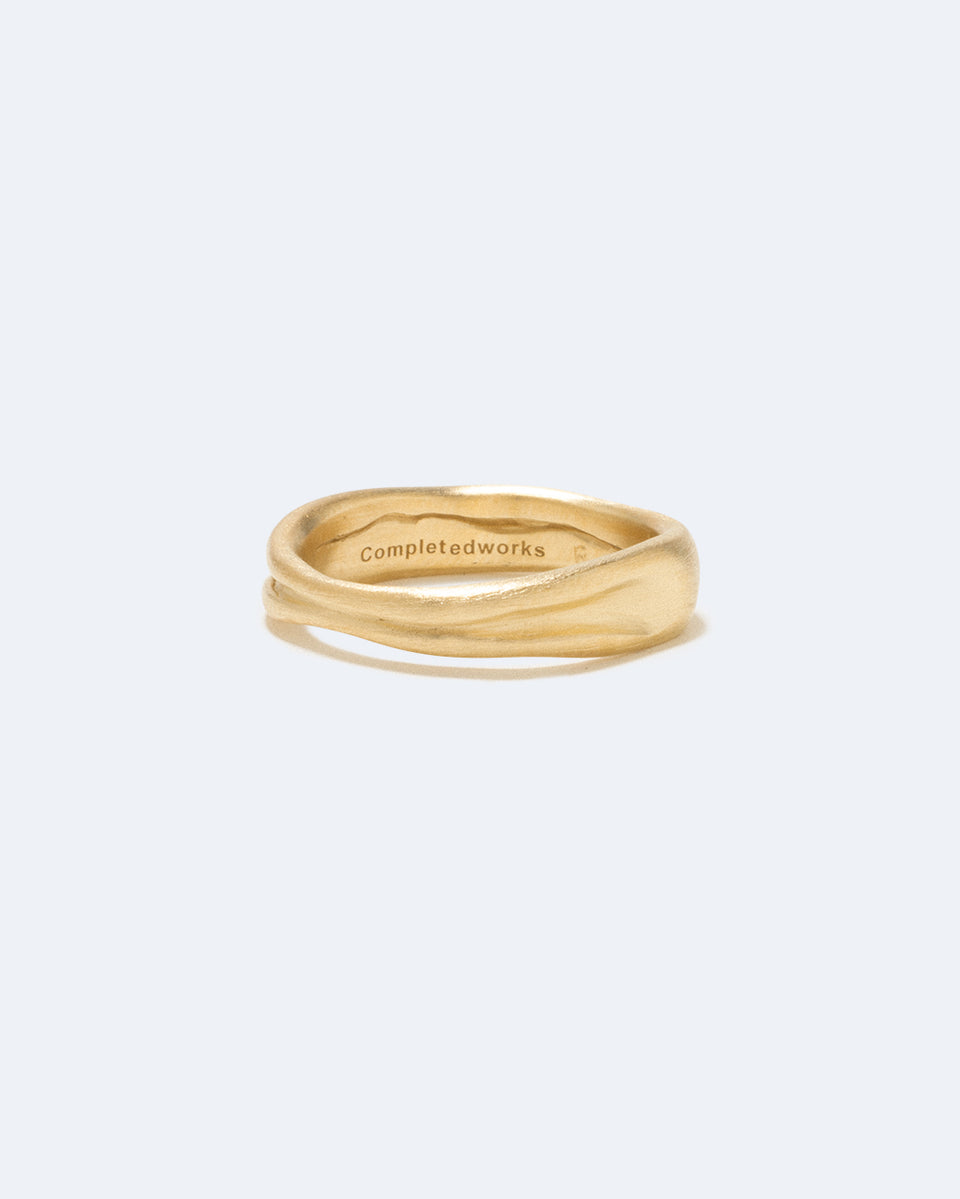 Deflated ("Do Not Inflate") - Recycled Gold Vermeil Ring