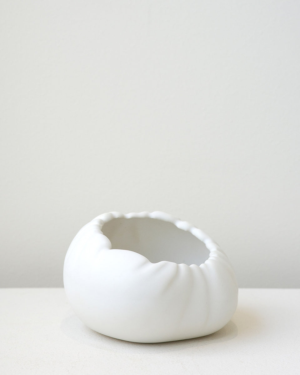 Croissant - Small Bowl in Matte White