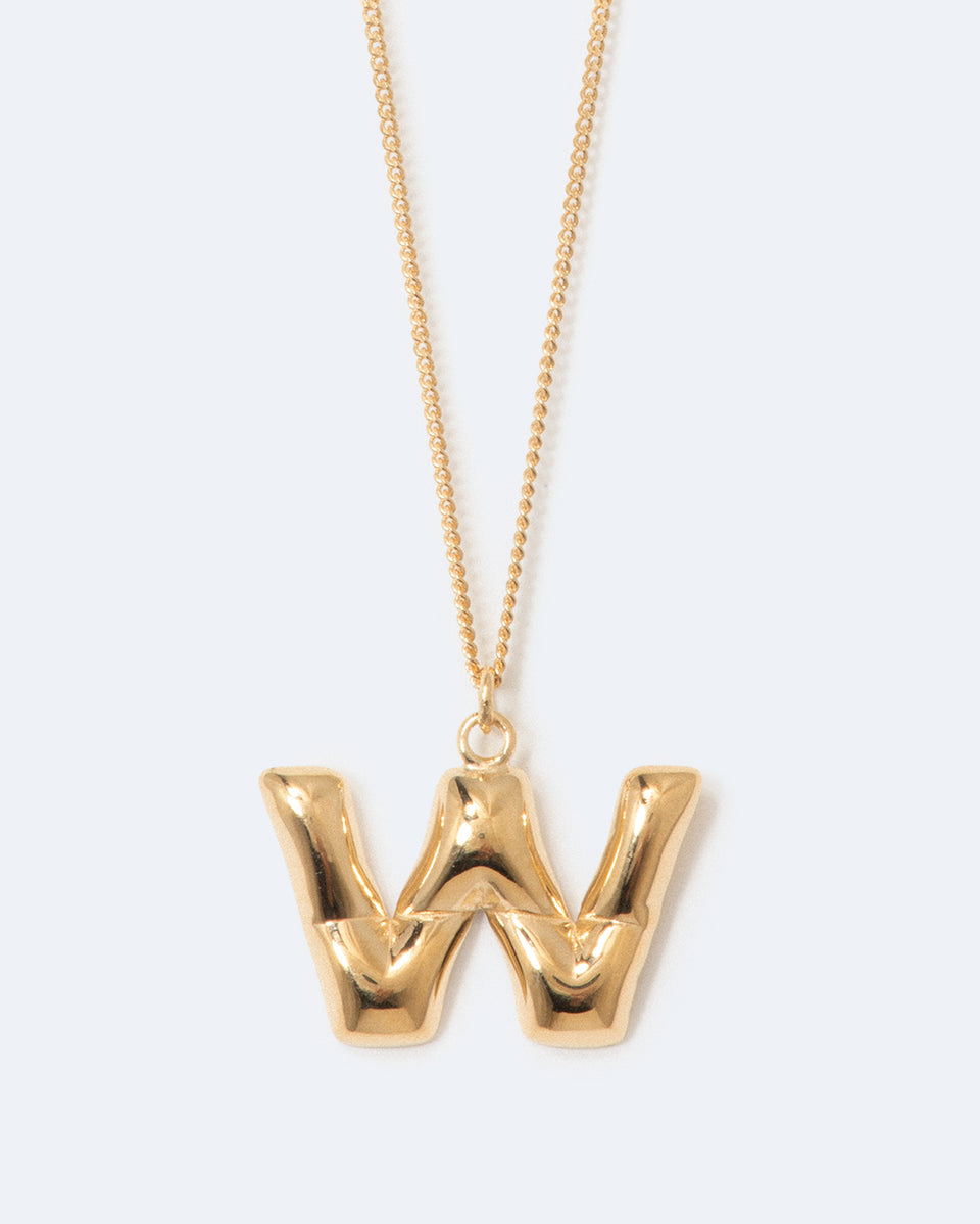 Classicworks™ W - Gold Plated Necklace