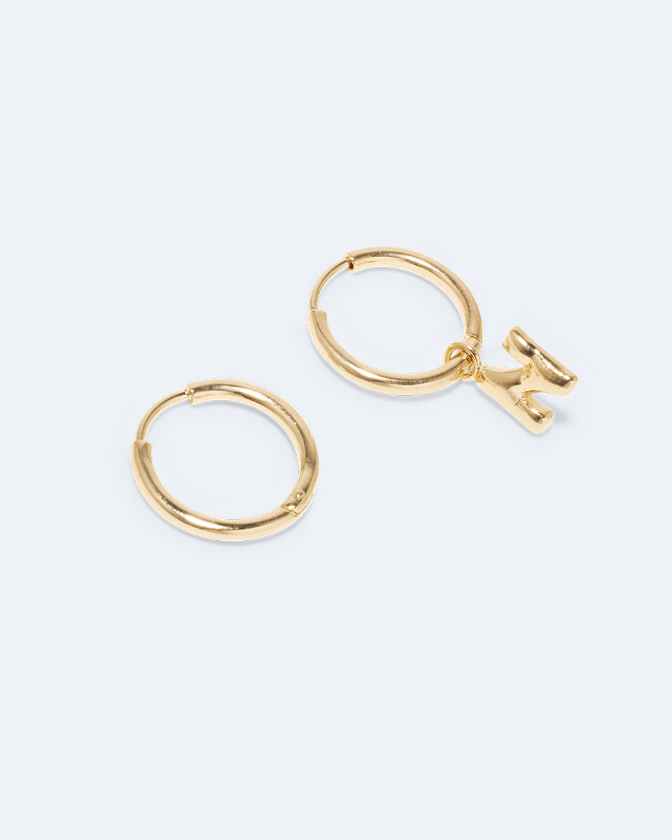 Classicworks™ N - Recycled Gold Vermeil Earrings
