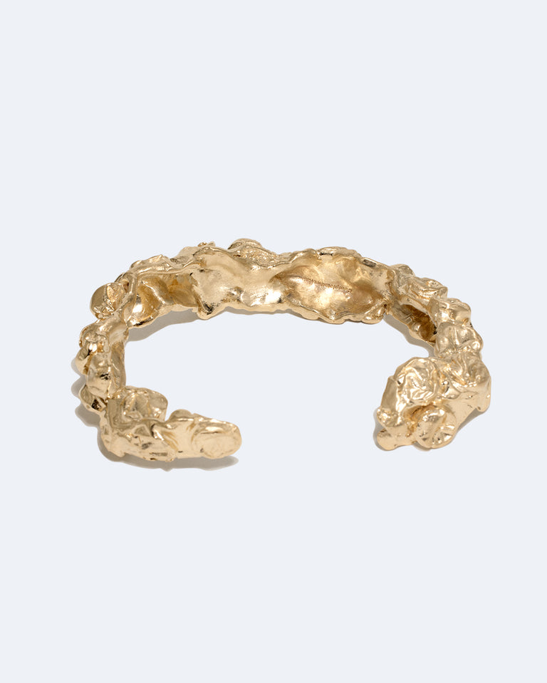"Notsomuch" Padding - Gold Plated Cuff