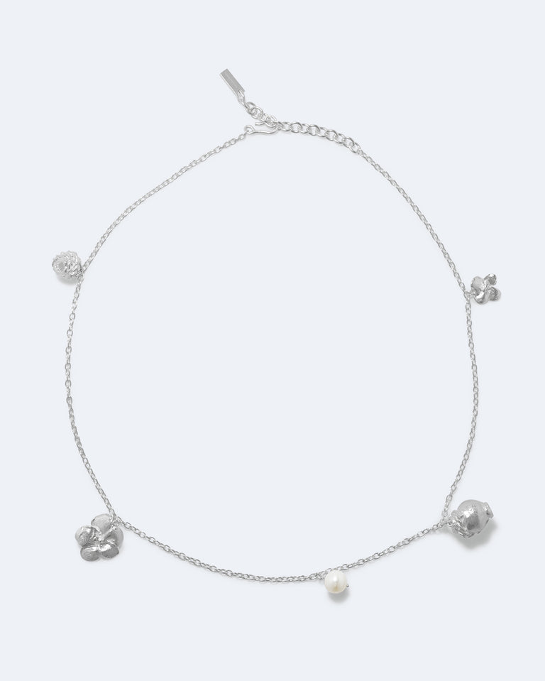 Aurelia - Pearl and Silver Plated Necklace