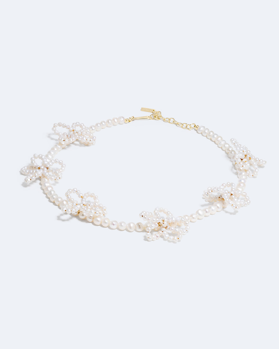 Milk and Honey - Pearl and Recycled Gold Vermeil Necklace