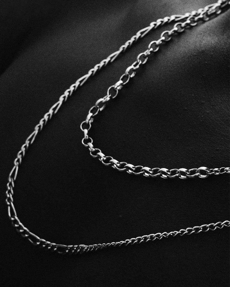 H21 - Platinum Plated Sterling Silver Necklace