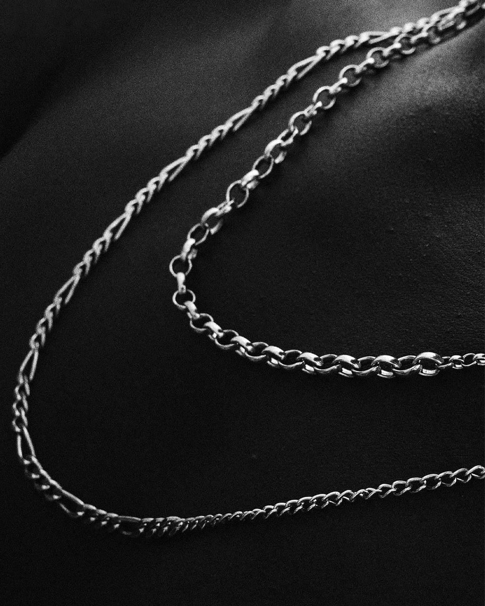 H21 - Platinum Plated Sterling Silver Necklace