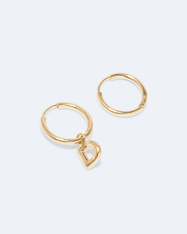 Classicworks™ D - Recycled Gold Vermeil Earrings