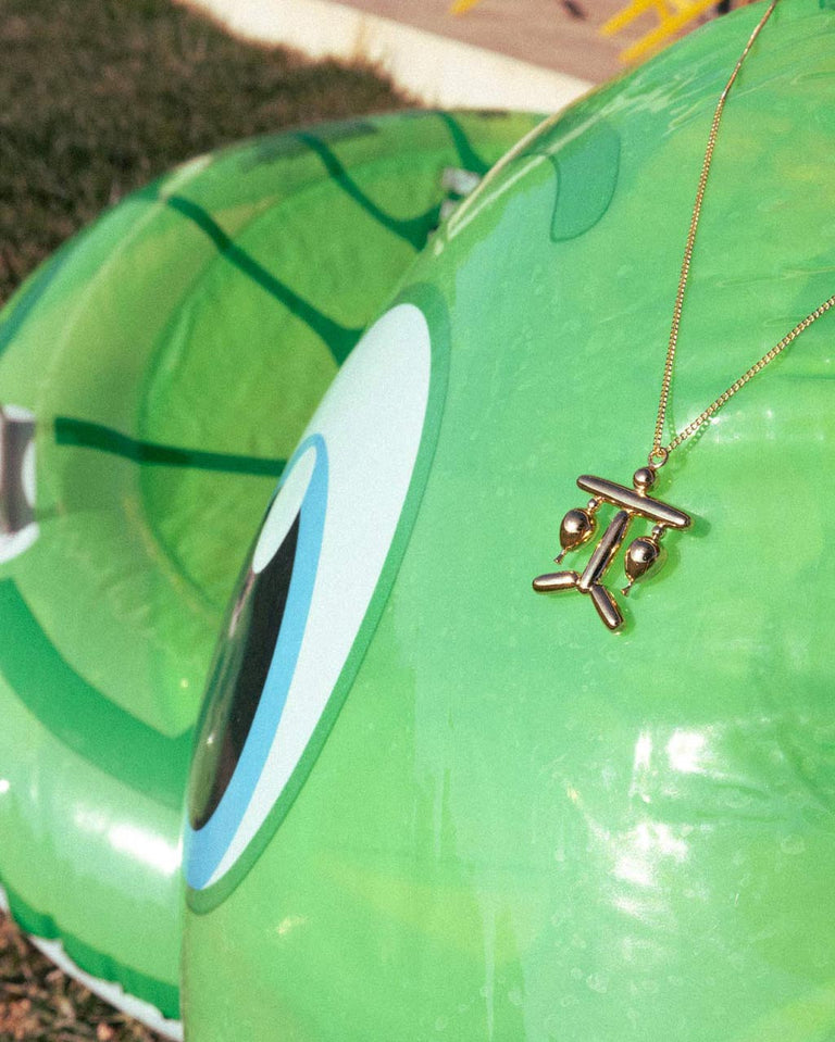Classicworks™ Capricorn Zodiac Balloon - Gold Plated Pendant