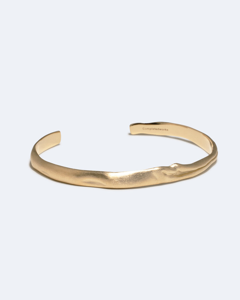 Deflated ("Do Not Inflate") - Gold Vermeil Cuff