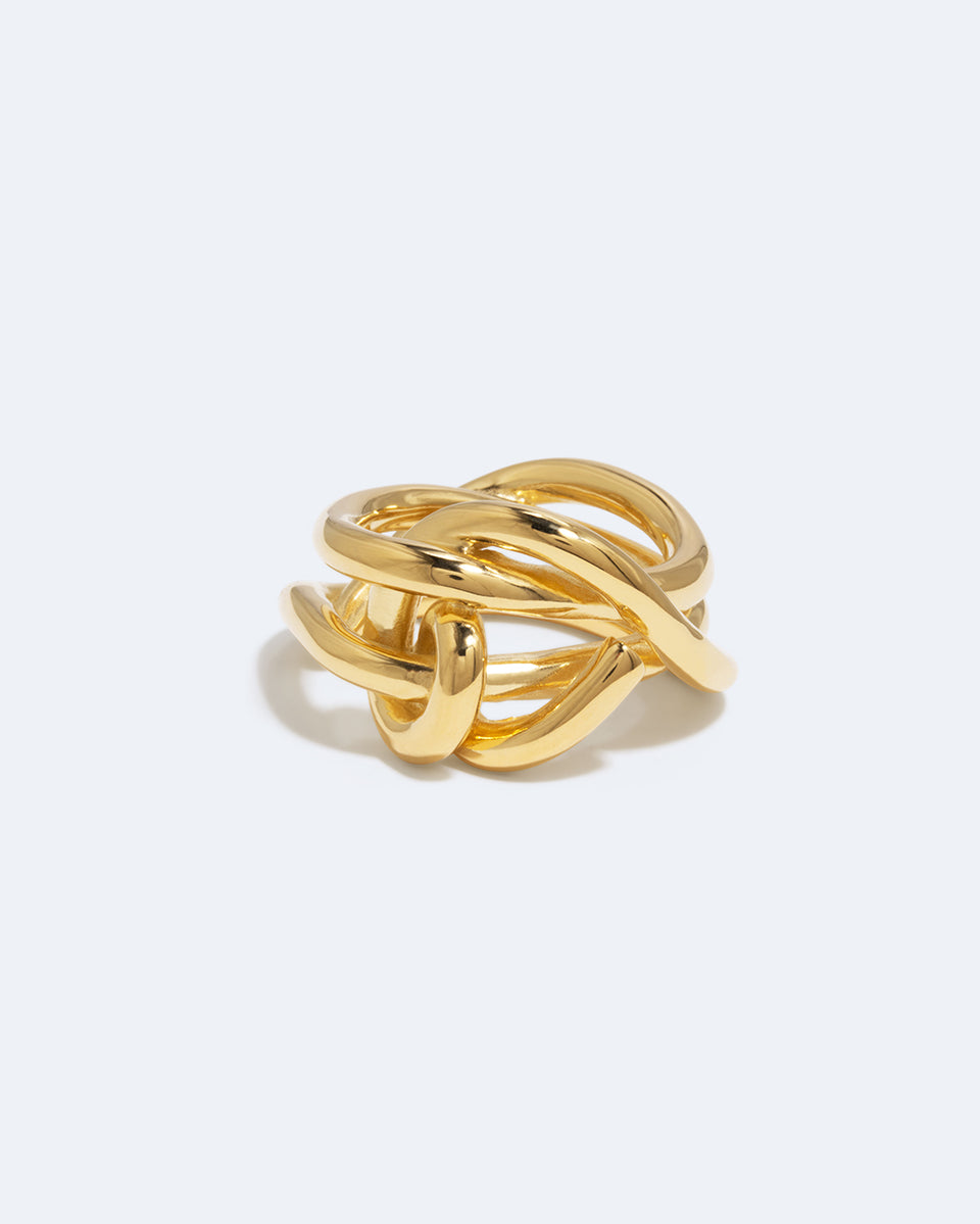Knot - Gold Vermeil Ring