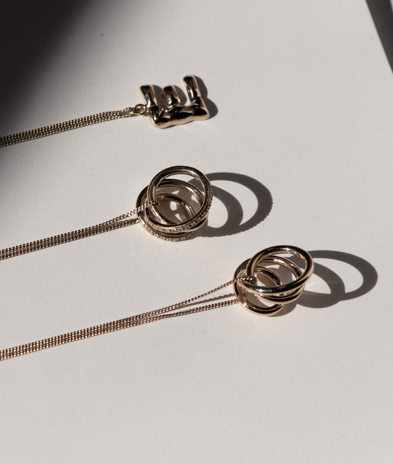 Flow - Recycled Gold Vermeil Pendant
