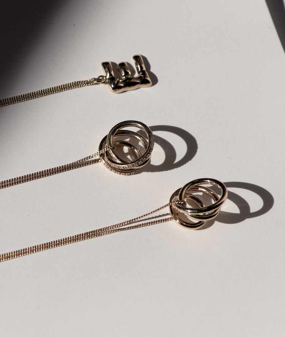 Flow - Recycled Gold Vermeil Pendant