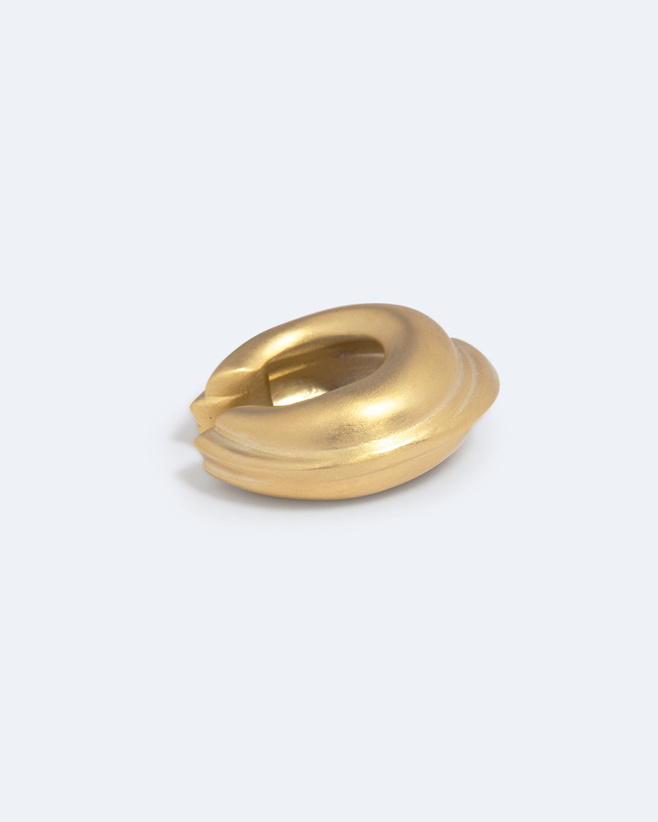 Is This Riveting? - Set of 3 Satin Gold Plated Ear Cuffs