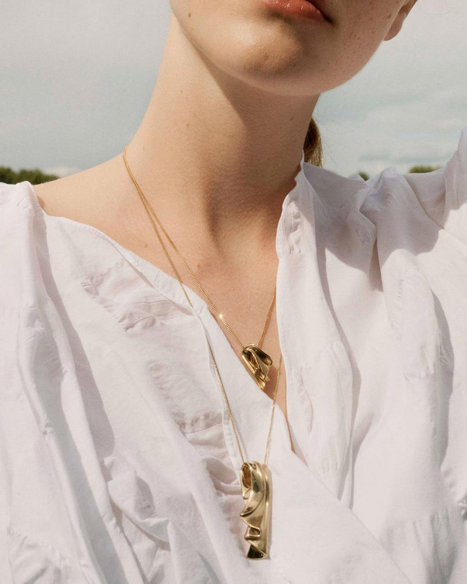 The Second Great Cowboy Strike - Gold Vermeil Pendant