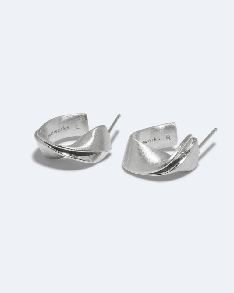 Plume - Recycled Silver Earrings