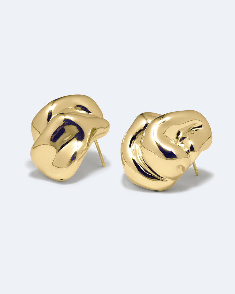Knoll - Recycled Gold Vermeil Earrings
