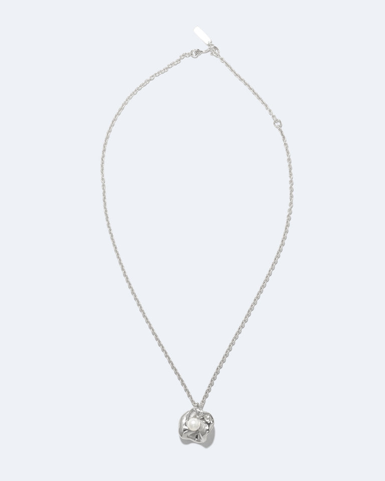 Dream Odyssey - Pearl and Recycled Silver Pendant