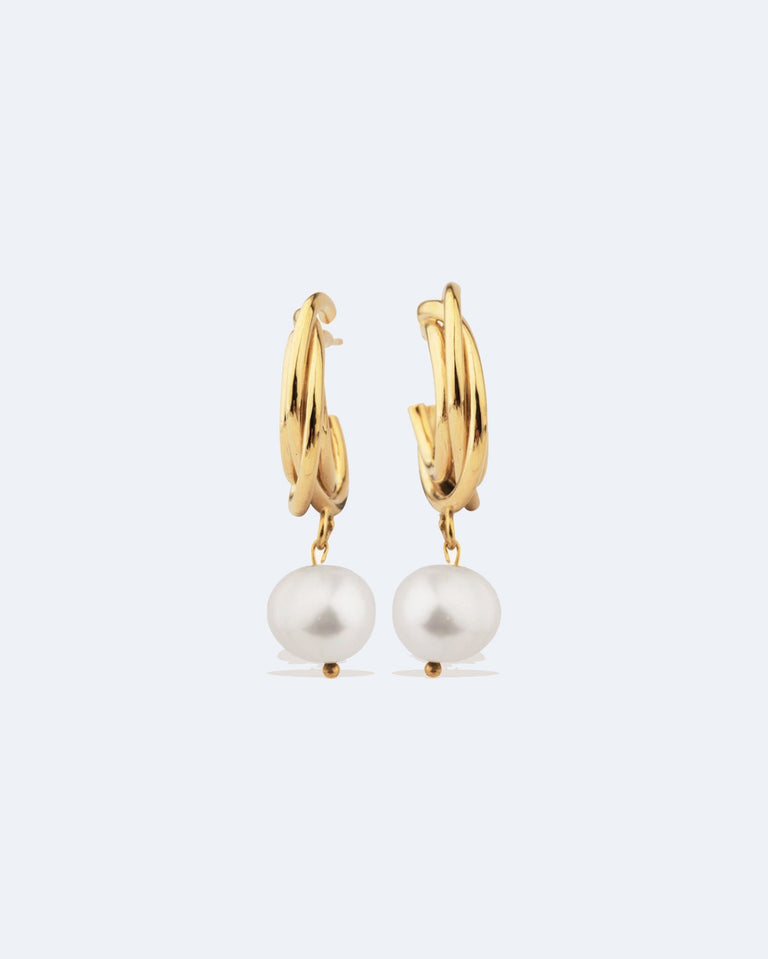 Encounter - Pearl and Gold Vermeil Earrings
