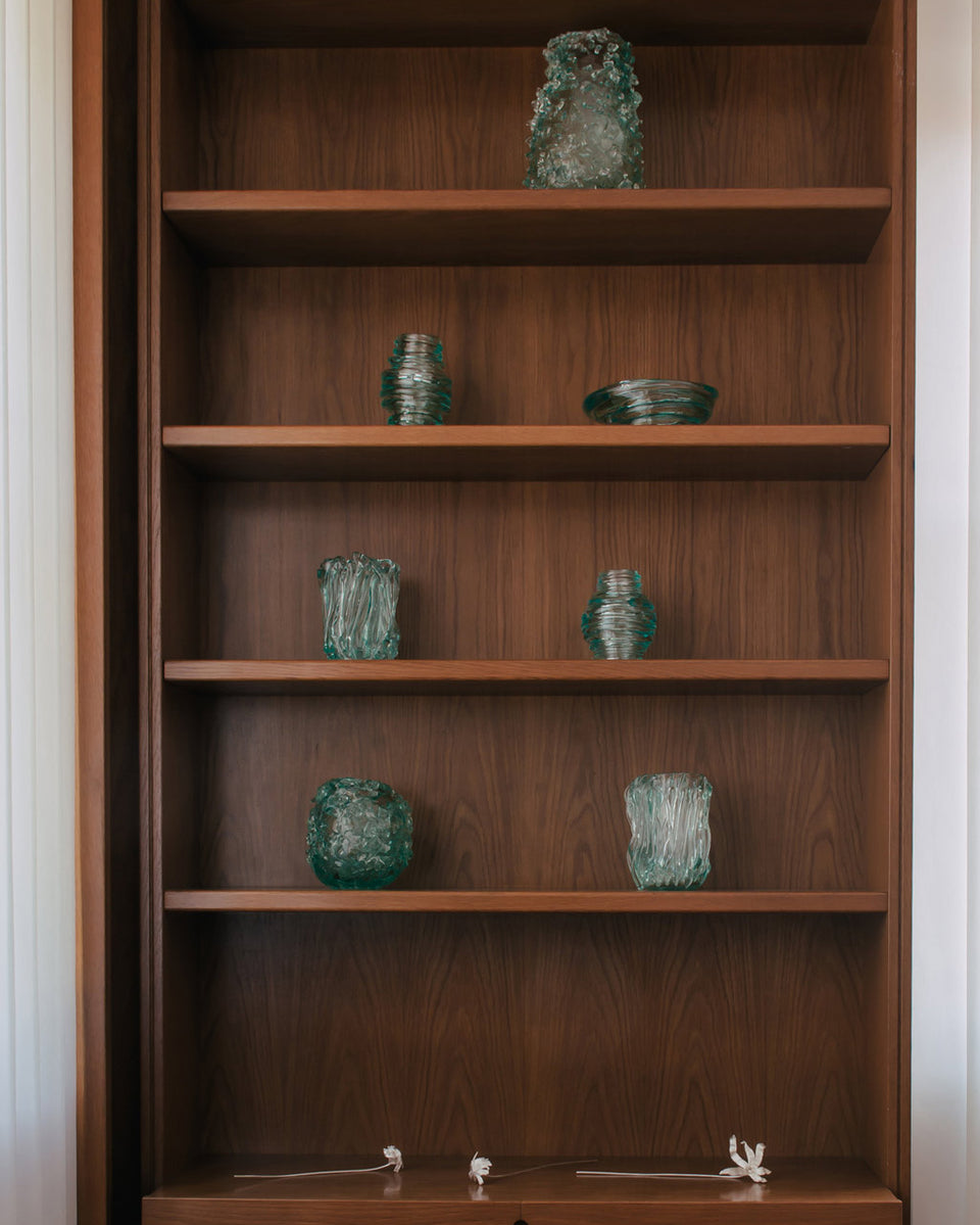 Silo - Recycled Glass Medium Vase in Clear