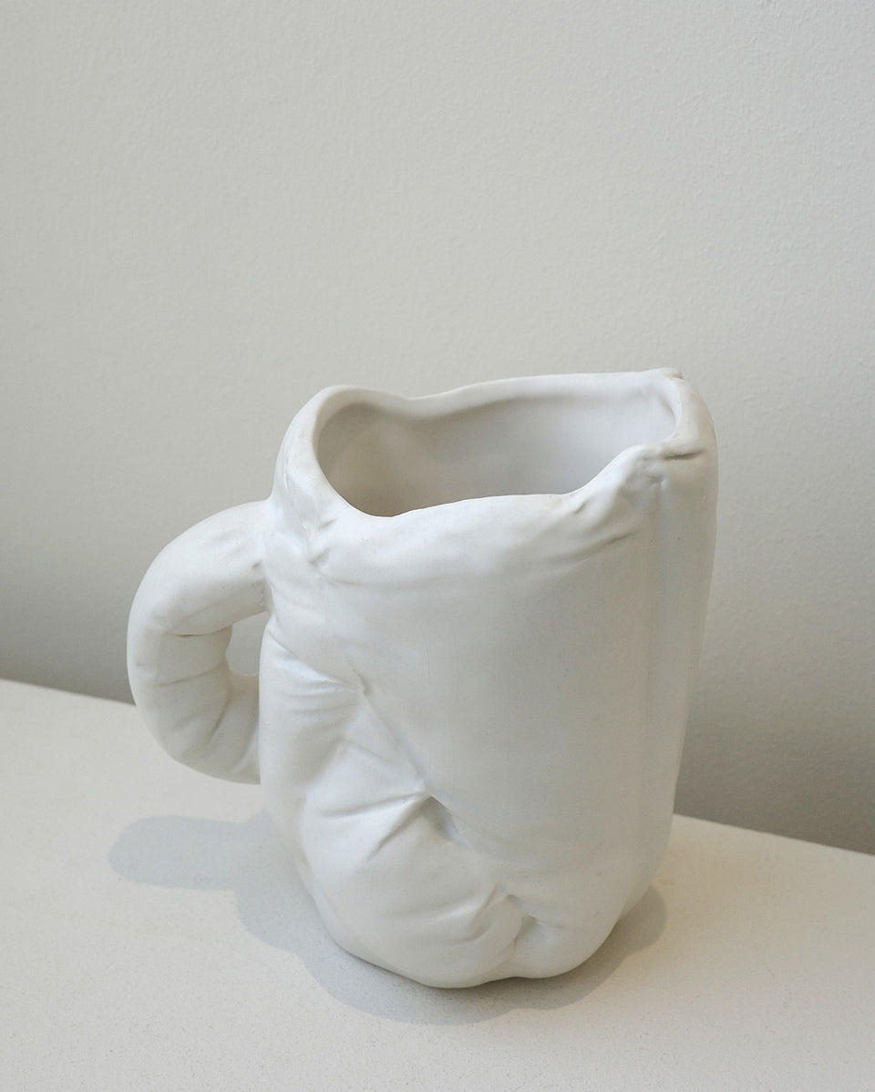 Puffy - Large Jug in Matte White