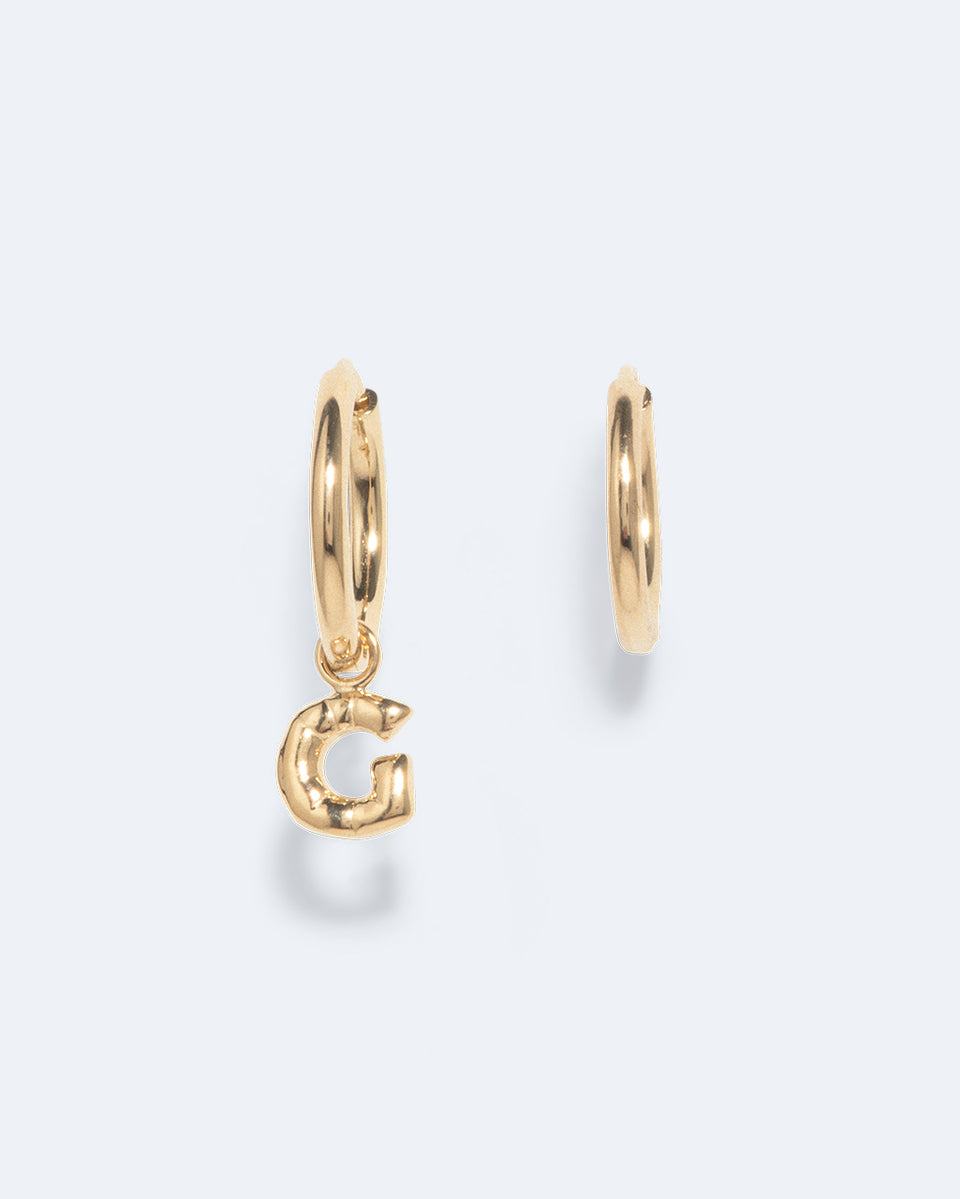 Classicworks™ G - Recycled Gold Vermeil Earrings