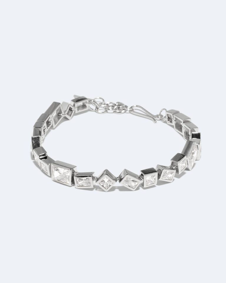 Dare - Zirconia and Recycled Silver Bracelet