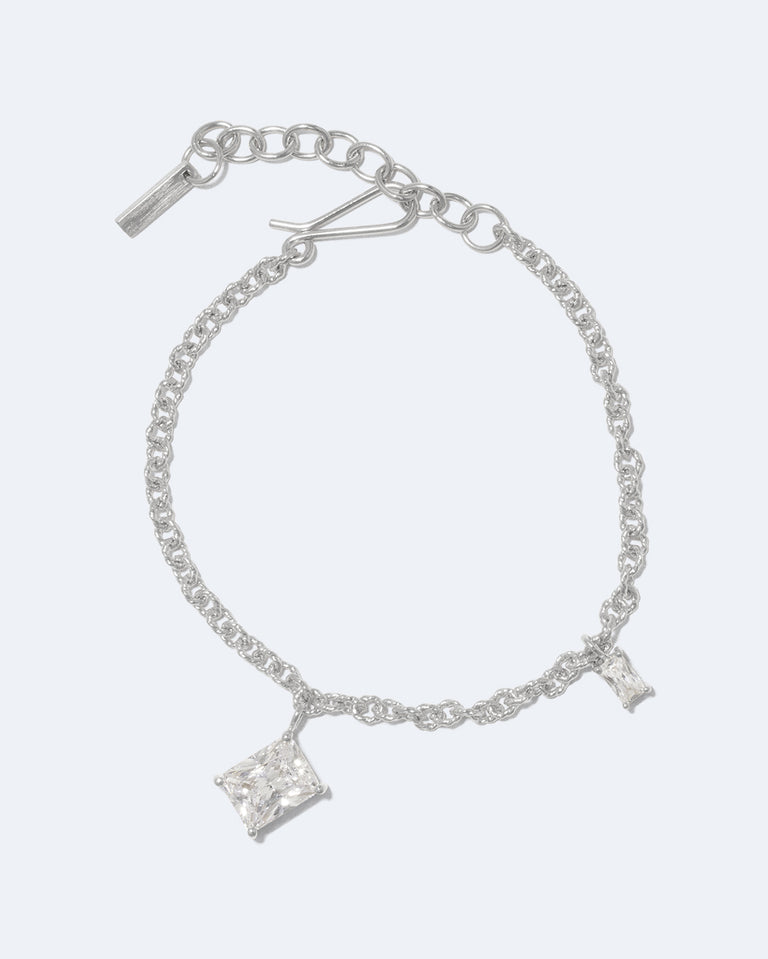 Encrypted Dreams - Zirconia and Sterling Silver Bracelet