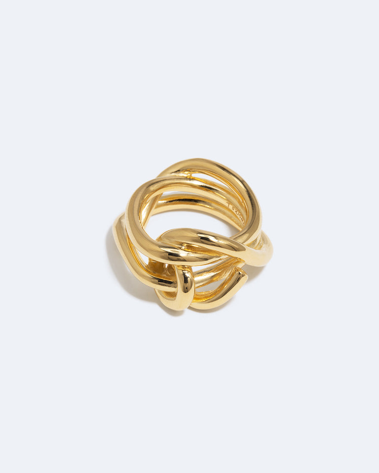 Knot - Gold Vermeil Ring