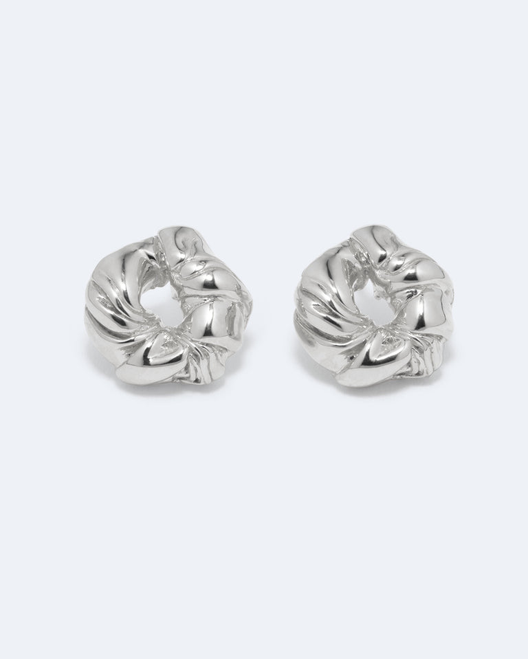 Things Find Their Place When They Fall Apart - Recycled Silver Earrings