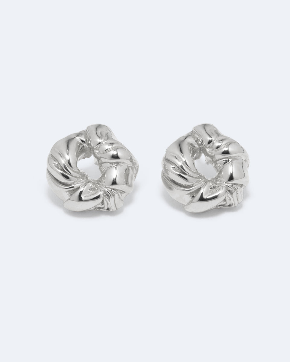 Things Find Their Place When They Fall Apart - Recycled Silver Earrings