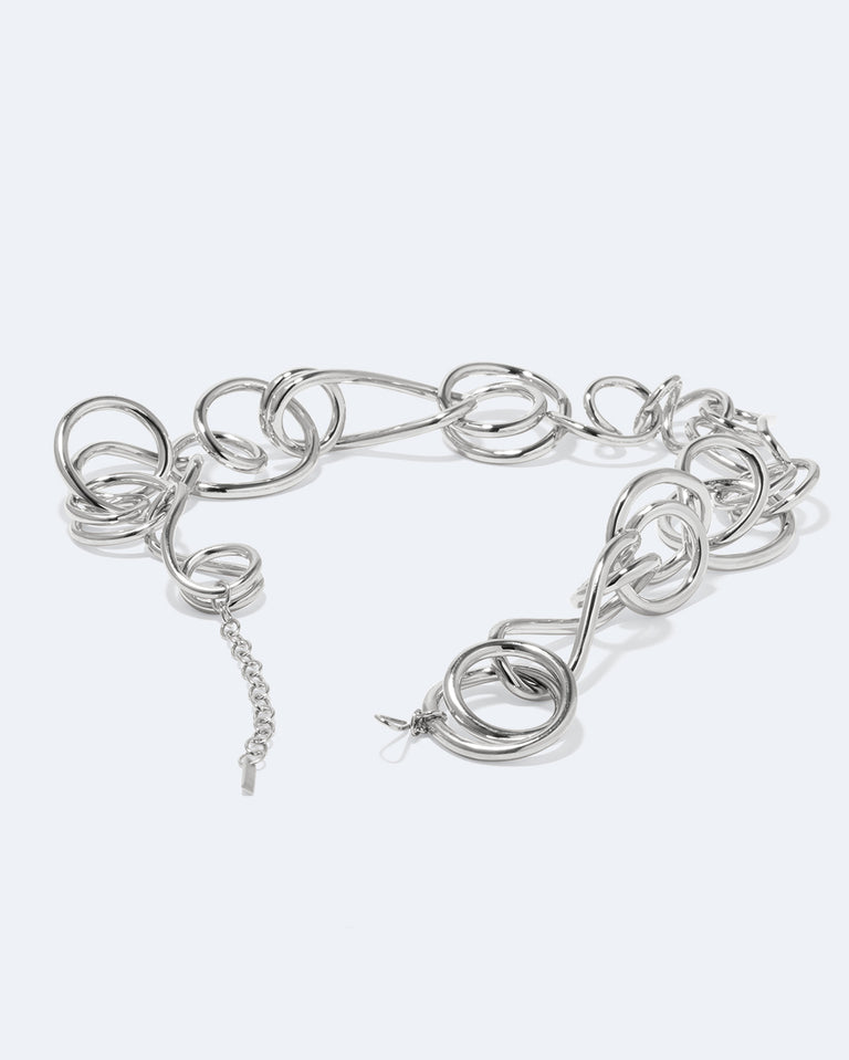 Befuddled - Platinum Plated Necklace