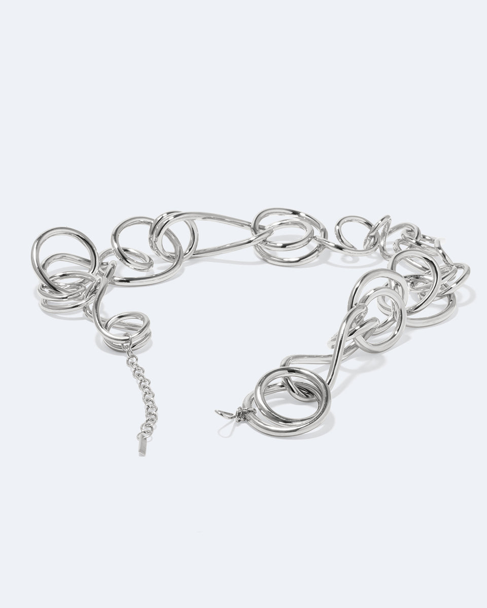 Befuddled - Platinum Plated Necklace