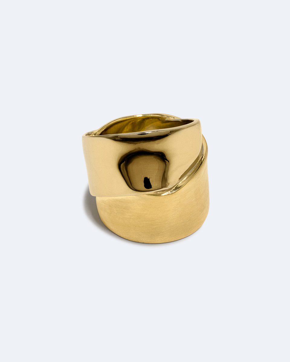 Ribbon - Gold Vermeil Ring