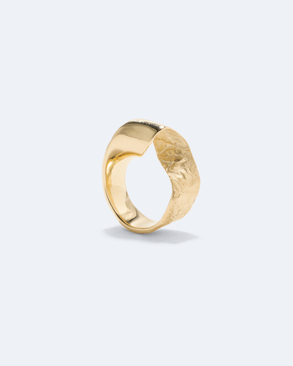 Ribbon II - Recycled Gold Vermeil Ring