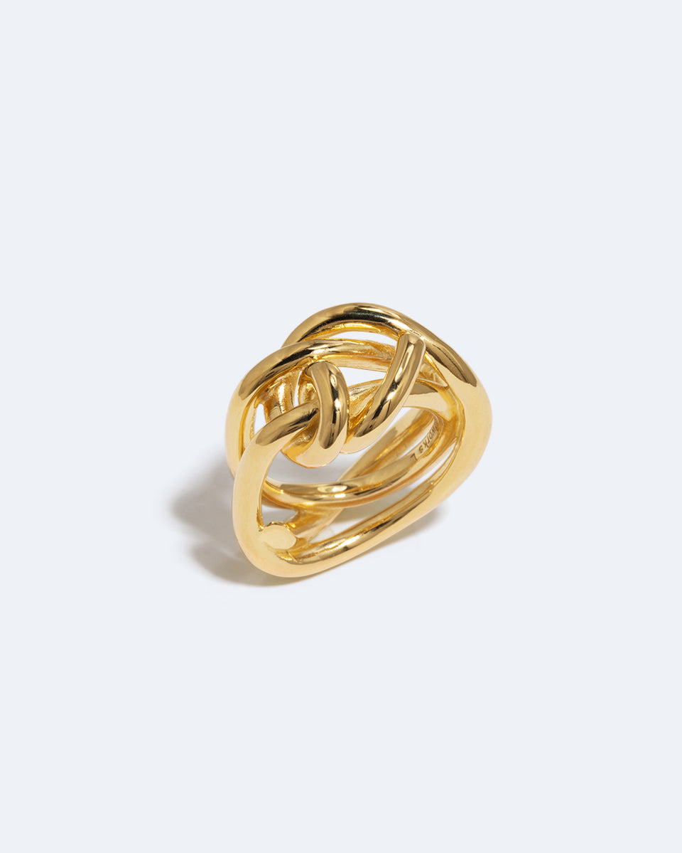 Knot - Gold Vermeil Ring