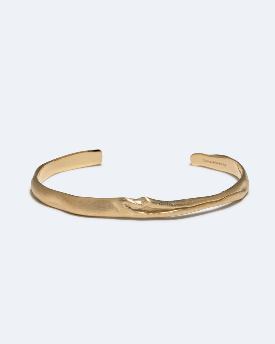 Deflated ("Do Not Inflate") - Gold Vermeil Cuff