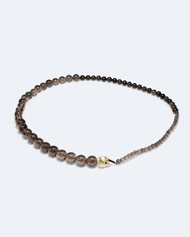Tidelands - Smoky Quartz and Recycled Gold Vermeil Necklace