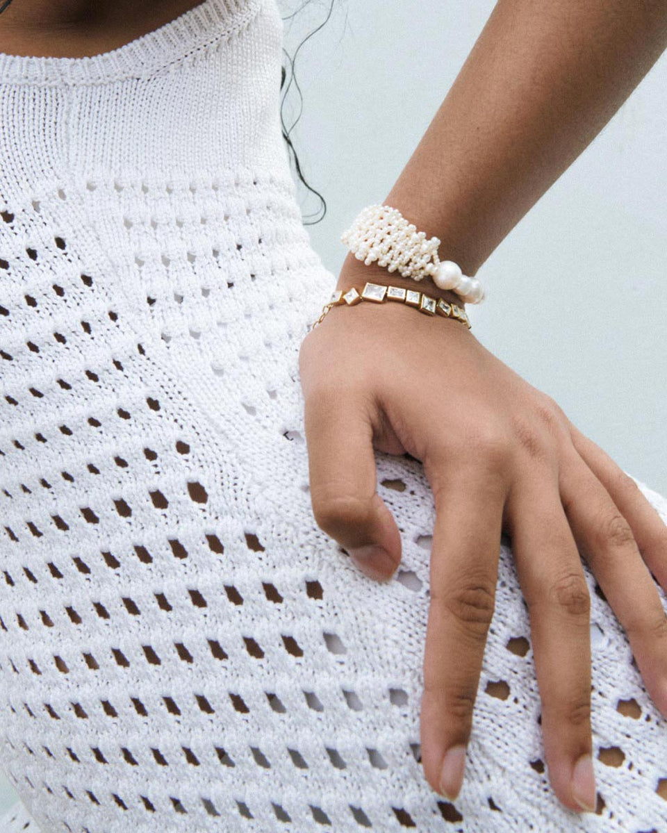 Cove - Pearl and Recycled Gold Vermeil Bracelet