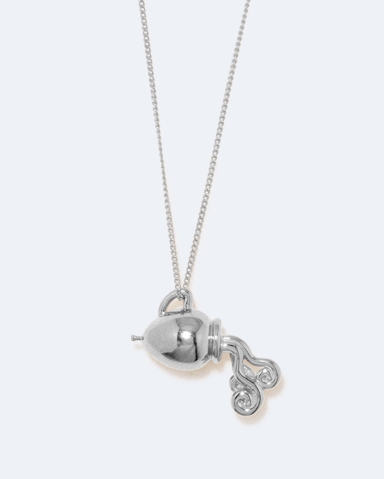 Classicworks™ Aquarius Zodiac Balloon - Platinum Plated Pendant
