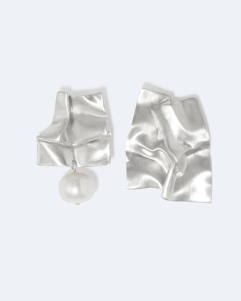 Cohesion - Recycled Silver Earrings