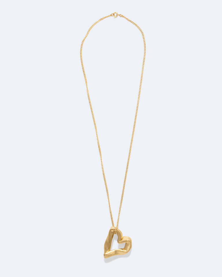 The Heart Is Not A Metaphor - Recycled Gold Vermeil Pendant
