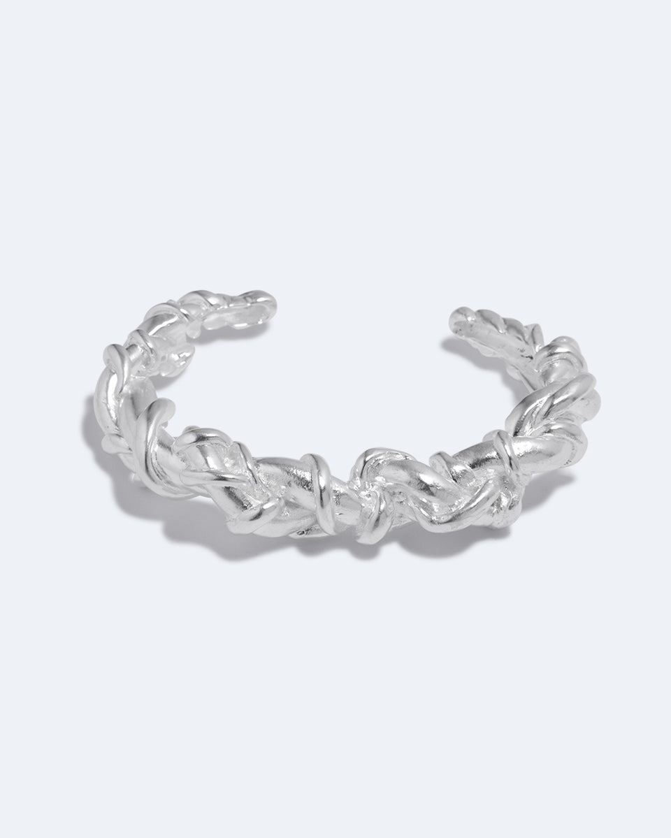Labyrinth - Silver Plated Cuff