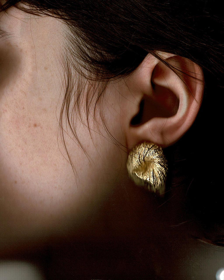 Cord - Gold Plated Earrings