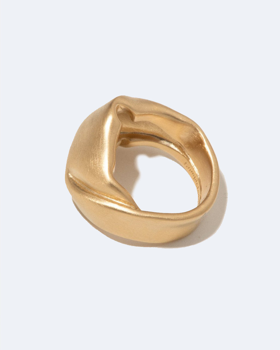 The Best Place to be a Puffin - Gold Vermeil Ring
