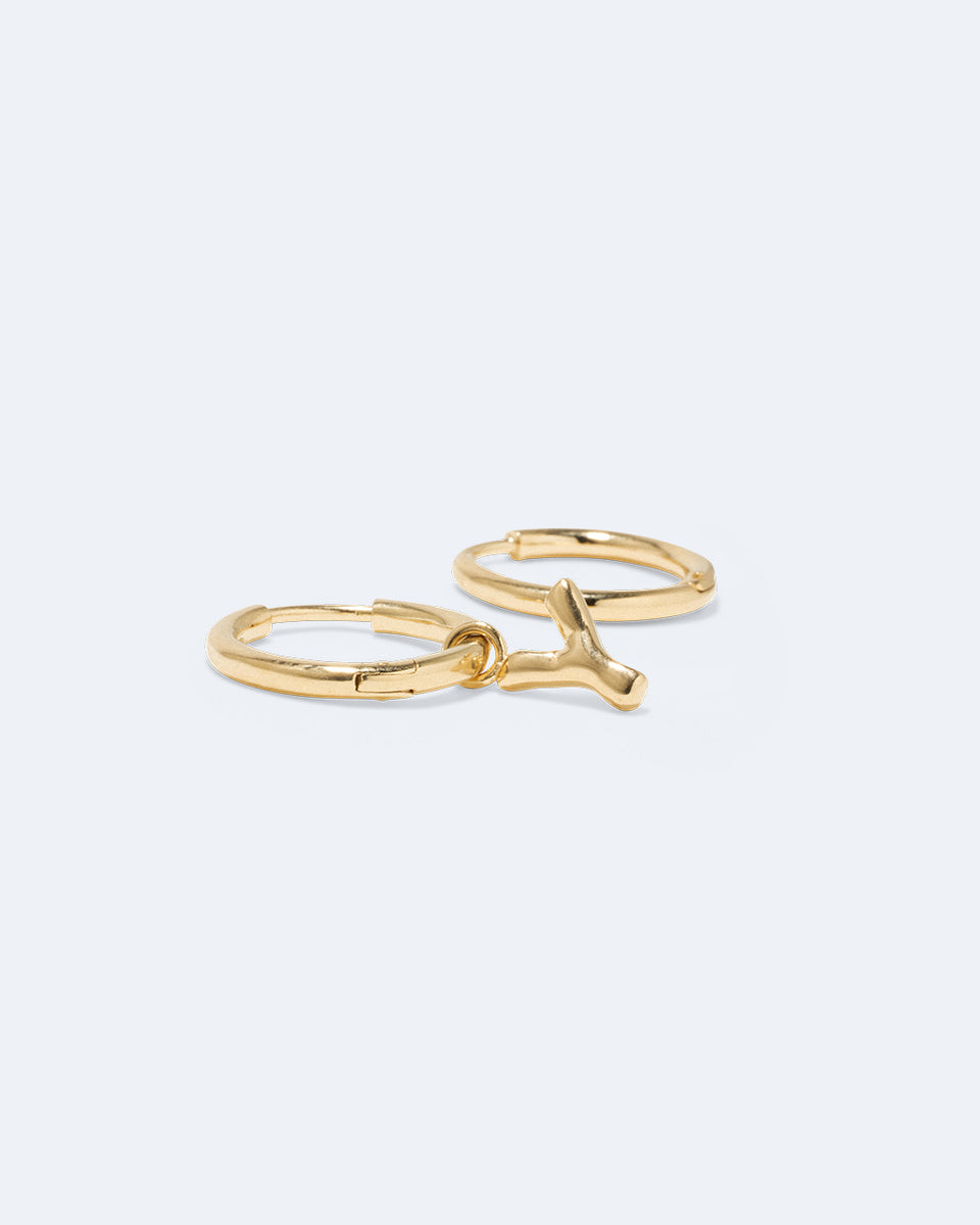 Classicworks™ Y - Recycled Gold Vermeil Earrings