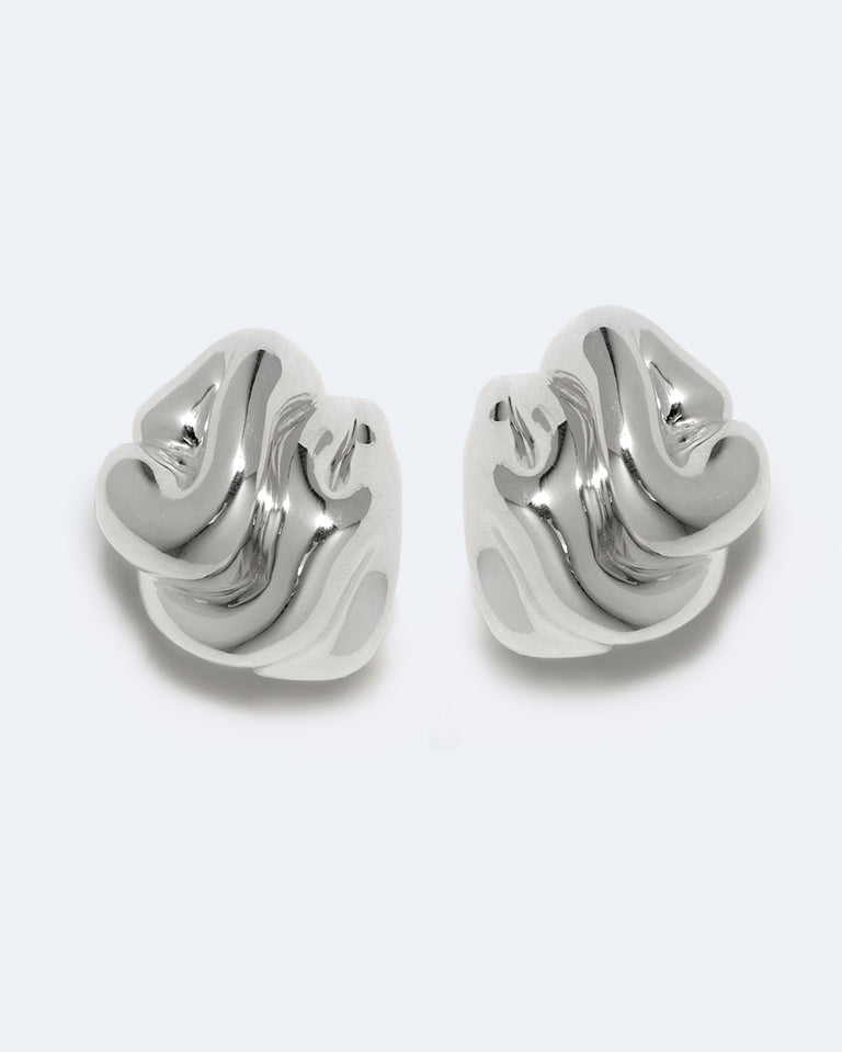 Knoll - Recycled Silver Earrings