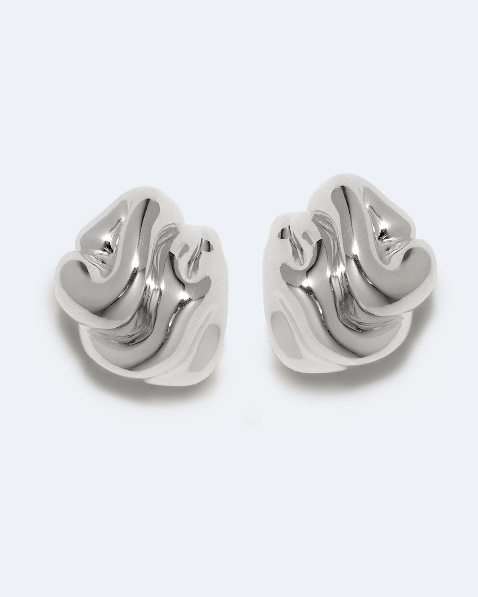 Knoll - Recycled Silver Earrings
