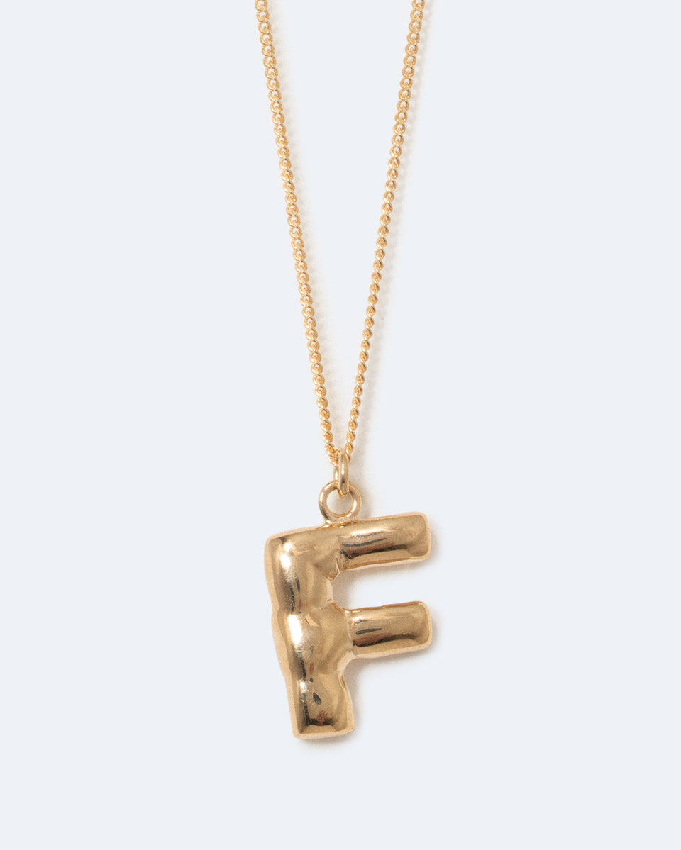 Classicworks™ F - Gold Plated Necklace