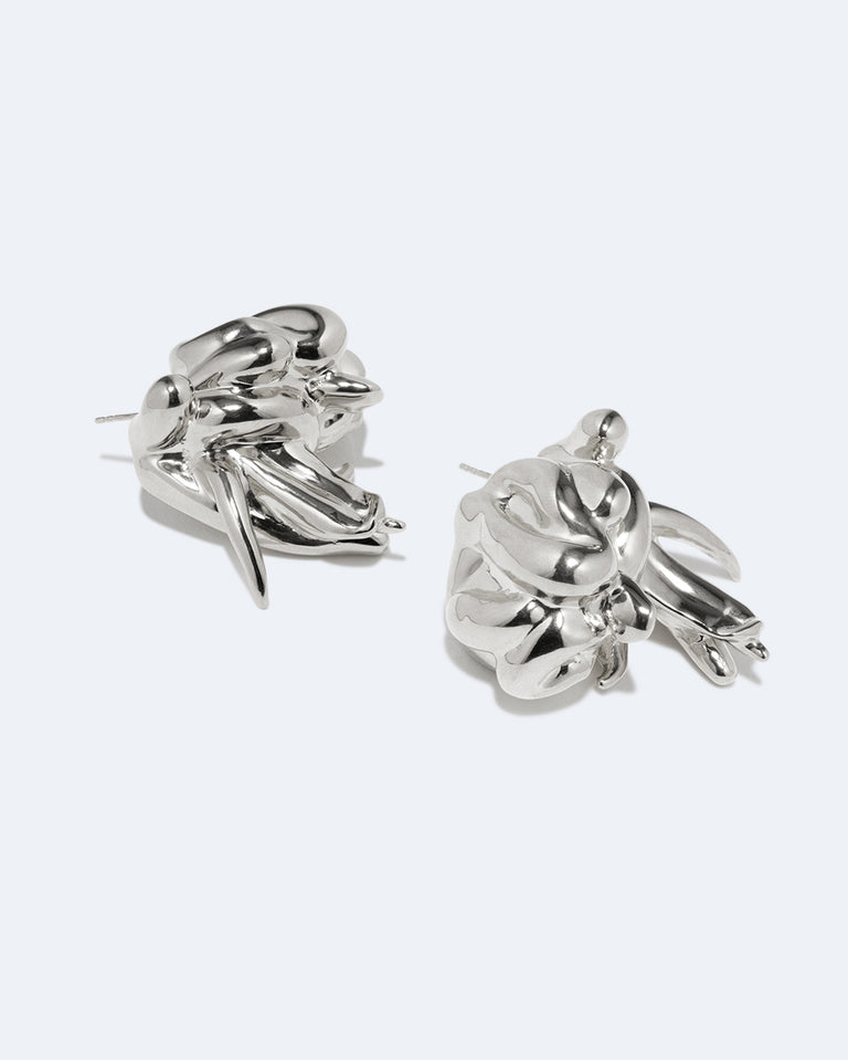 General Strike - Recycled Silver Earrings